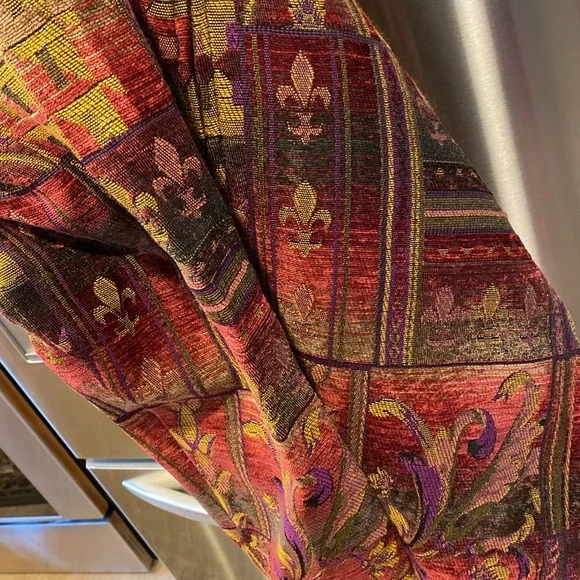 Coldwater Creek Blazer Jacket XL Zip Up Floral - Picture 9 of 13